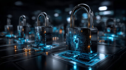 ERP. Businessmen's connections are protected through effective Enterprise Resource Planning (ERP) systems, enabling efficient data management and secure communication across business operations.
