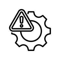 Risk Management line icon
