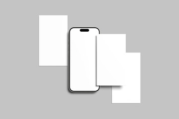 Instagram Story Blank Mockup template