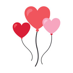 heart shaped balloons