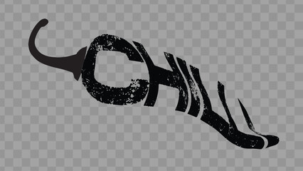 Chili Pepper Text Effect Logo for Social Media