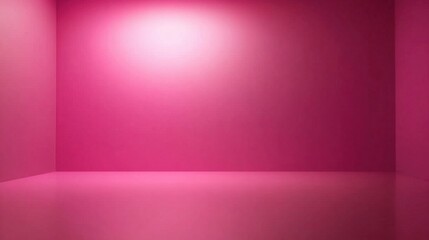 Fototapeta premium Pink Room Interior Minimalist Background.