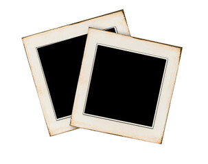 Two vintage photo frames