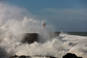 Stormy Douro mouth