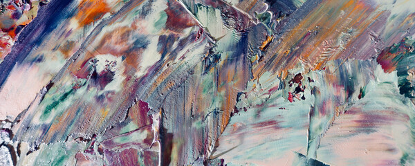 Abstract art background . Hand painting artwork on canvas .