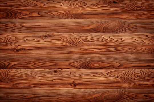 High-Resolution Wood Texture Image Rich Brown Wooden Planks Background