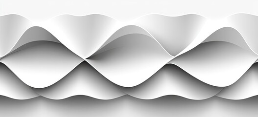 Abstract white wave pattern