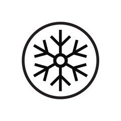 Obraz premium Cold icon symbol surface low temperature template