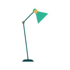 Modern Floor Lamp &ndash; with white background
