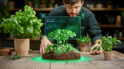 Smart apartments a digital interaction hub for sustainable indoor gardening in urban oases