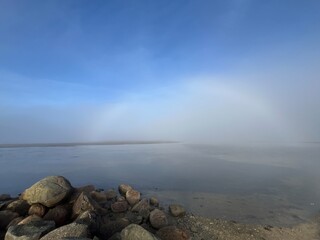 fog over the sea