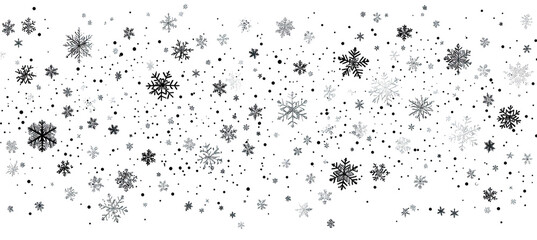 Obraz premium Abstract wintery snowfall
