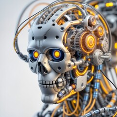 Fototapeta premium Totenkopf technisch