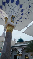 green dome of the mosque