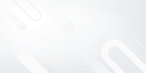 Abstract white background. Minimal geometric white light background abstract design. Suit for booklet, brochure, banner, poster, website, flyer, cover, corporate, backdrop. Vector illustration