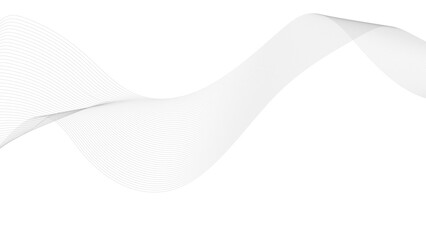 Thin wavy line abstract background. Wavy line horizontal divider outline minimalist background.