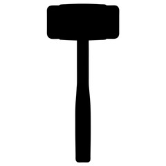 hammer on white background