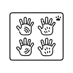 hands holding hands icon 