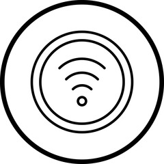 Wifi line icon style