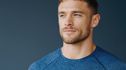 Fototapeta premium close-up of fitness coach in minimalist sports setting