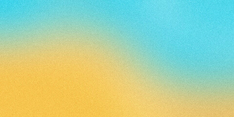 Vibrant Grainy Gradient Background in Blue and Yellow Tones
