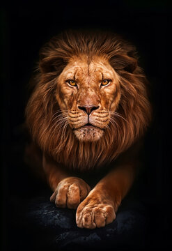 LE&Atilde;O DE JUD&Aacute;, imagem poderosa justapondo uma figura gentil de Jesus com uma coroa de espinhos ao lado de um le&atilde;o majestoso, simbolizando um encontro profundo entre o amor divino e a for&ccedil;a bruta,