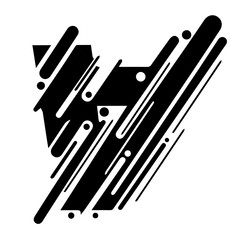 black and white background