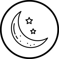 Lunar Line Icon Style