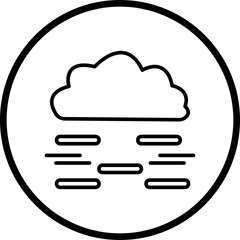 Mist Line Icon Style