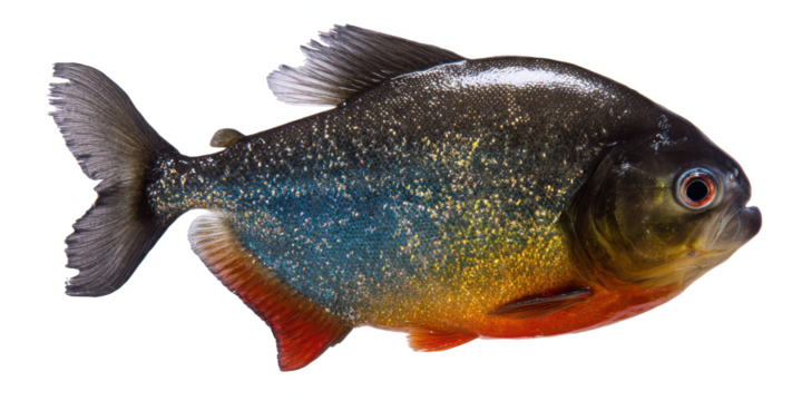 Vibrant Red-Bellied Piranha A Stunning Freshwater Fish