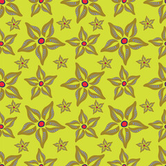 Abstract Handmade Floral textile patterns with digitally enhanced seamless, perfect for wall art, stylish fashion prints, and versatile wrapping paper.
