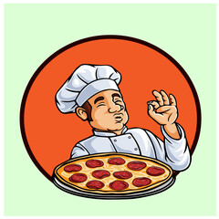 Cartoon Chef Vector Set 2