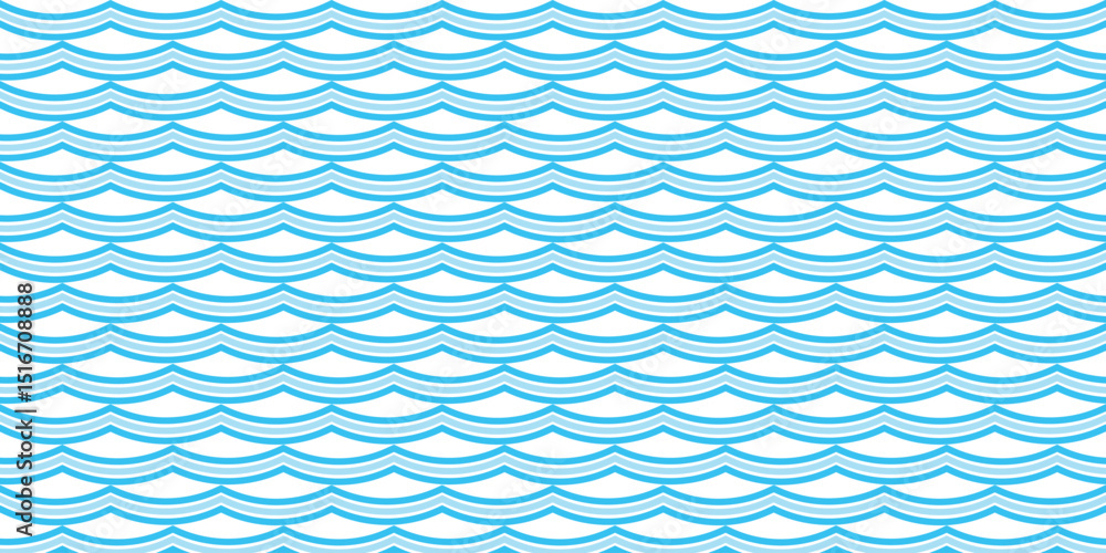 Fototapete curved wave lines pattern on white background. wave striped lines pattern for backdrop and wallpaper