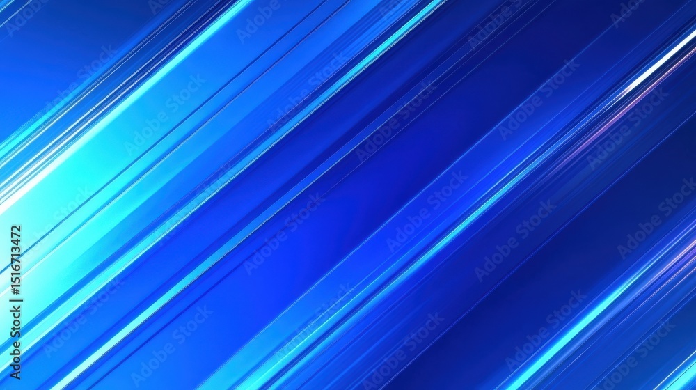 Poster dynamic blue diagonal lines abstract background