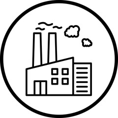 Factory Line Icon Style