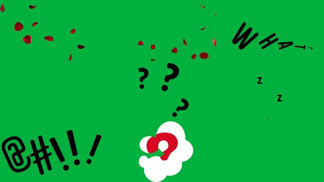 green screen black white background red rose petals words what? question mark marks it number 7 text that says c flower icon catoutline head bunch flowers word wia written letter z pair .