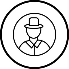 Spyware Line Icon Style