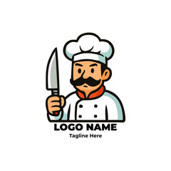 restaurant kitchen identity branding mascot cartoon bakery cooking class illustration culinary concept