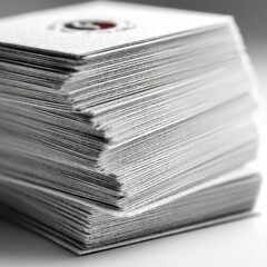 Showcase Professional Business Cards Office Digital Image Indoor Top-Down View Fin Standardscale