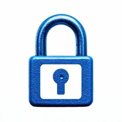 Securing Banking Assets Digital Environment Icon Design Online Security Padlock Symbolizing Trust