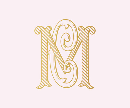 CM, MC, logo CM, Letter CM,  Monogram CM, Wedding Monogram, Wedding Logo, Logo Design , Monogram Vintage