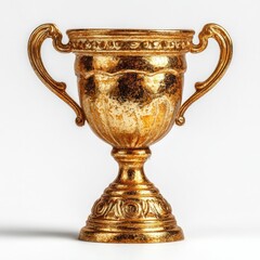 Elegant Business Event Celebrate Financial Achievements with Golden Trophy Recognition