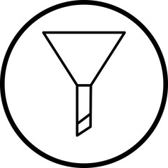 Funnel Line Icon Style