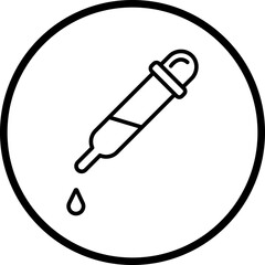 Dropper Line Icon Style