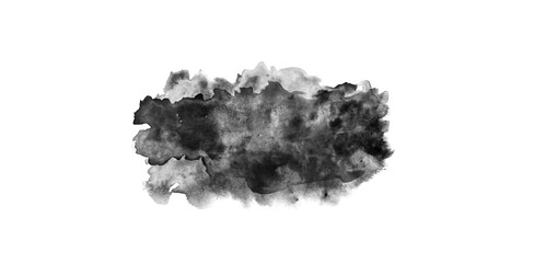 Tonal layered black watercolor with fragmented edge patterns, perfect for expressive digital overlays, mood board props, or printable texture backgrounds