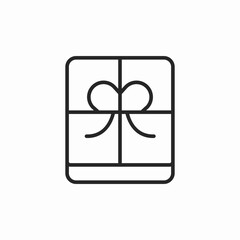 surprise gift icon sign vector
