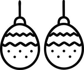 burlap-baubles-on-white-background.eps