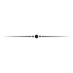 Black Classic Decorative Line Vector