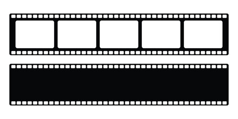 Film Strip Seamless white background. Alpha strip film design Pattern Vector