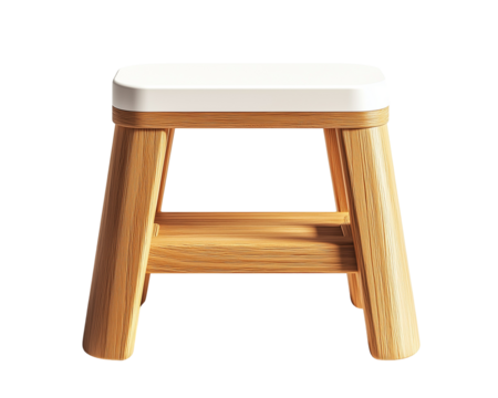 Modern wooden stool